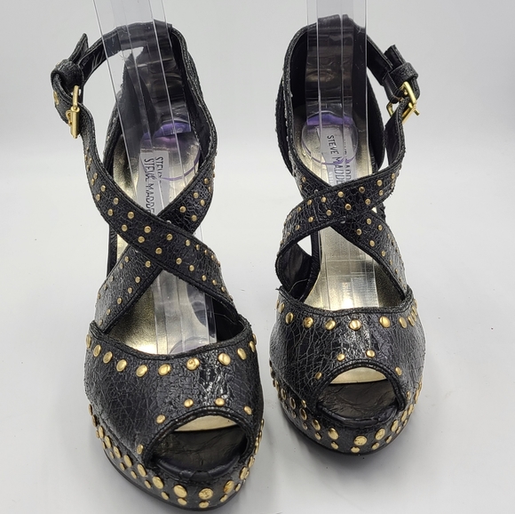 Steve Madden Stuning 5.5" Heel Womens 8.5 (black) - Picture 3 of 6